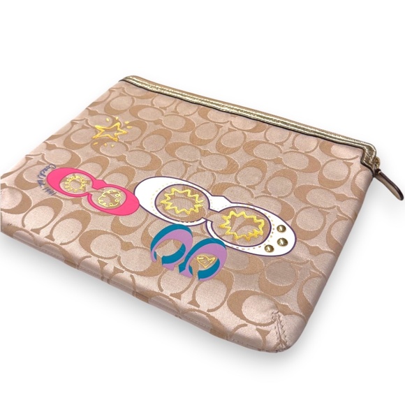 Coach Signature Graphic Tablet iPad Sleeve - Picture 2 of 4